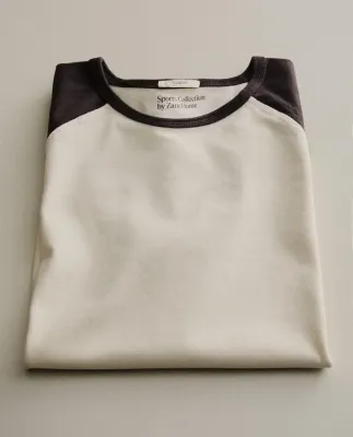 Футболка Zara Home, коричневый, размер S, 4302/120