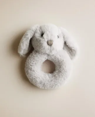 Погремушка детская Zara Home, плюш, серый, 7605/052
