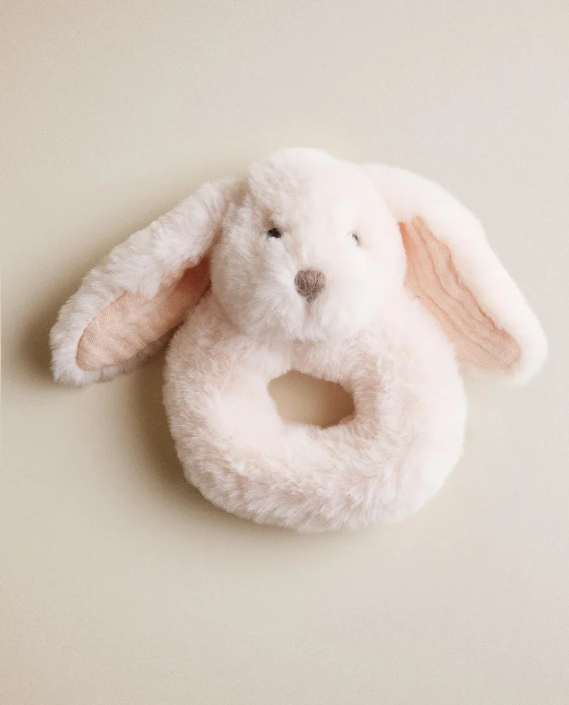 Погремушка детская Zara Home, плюш, розовый, 7619/052