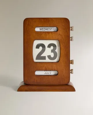 Настольный календарь Zara Home, коричневый, 8365/043