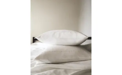 Наволочка Zara Home хлопок, лён 100%, однотонный, 5190/091