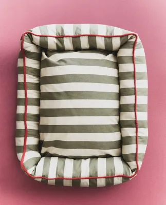 Лежак для животных Zara Home, в полоску с кантом, 50 40 18 см
