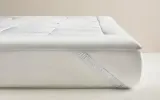 Наматрасник Zara Home хлопок, полиамид 45%, эластан 5%, полиэстер 50%, полиэстер 100%, однотонный, 0056/086 — фото 1