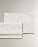 Комплект постельного белья Zara Home, 75х100 см, хлопок 100%, с растительным принтом, 1661/499 — фото 3