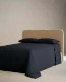 Пододеяльник Zara Home сатин, хлопок 100%, однотонный, 1100/088 — фото 3