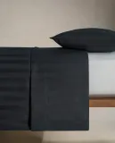 Простыня Zara Home сатин, хлопок 100%, в полоску, 6110/089 · арт. 6110/089-2 — фото 3