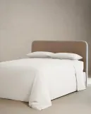 Простыня на резинке Zara Home перкаль, хлопок 100%, однотонный, 0030/900 — фото 2