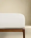 Простыня на резинке Zara Home сатин, хлопок 100%, однотонный, 0136/900 — фото 4