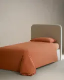 Простыня на резинке Zara Home, хлопок 100%, однотонный, 2615/900 — фото 6