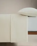 Простыня на резинке Zara Home, хлопок 100%, однотонный, 6184/900 — фото 5