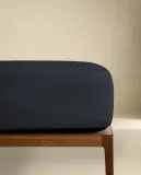 Простыня на резинке Zara Home сатин, хлопок 100%, однотонный, 1100/900 — фото 3