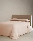 Простыня на резинке Zara Home перкаль, хлопок 100%, однотонный, 0132/900 — фото 8