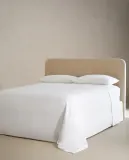 Простыня на резинке Zara Home хлопок, лён 100%, однотонный, 5190/900 — фото 3