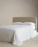 Простыня на резинке Zara Home хлопок, лён 100%, однотонный, 7150/900 — фото 3