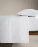 Простыня на резинке Zara Home хлопок, лён 100%, однотонный, 7150/900 — фото 4