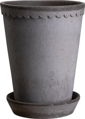 Горшок Bergs Potter Helena, керамика, 14 см, серый