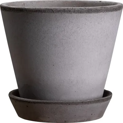 Горшок Bergs Potter Julie, керамика, 12 см, серый