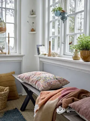 Горшок Bloomingville Nilou, ротанг, 11 см, серый
