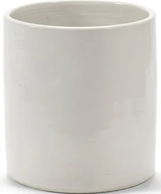 Кашпо Serax Vaso, керамика, 27 см, белое