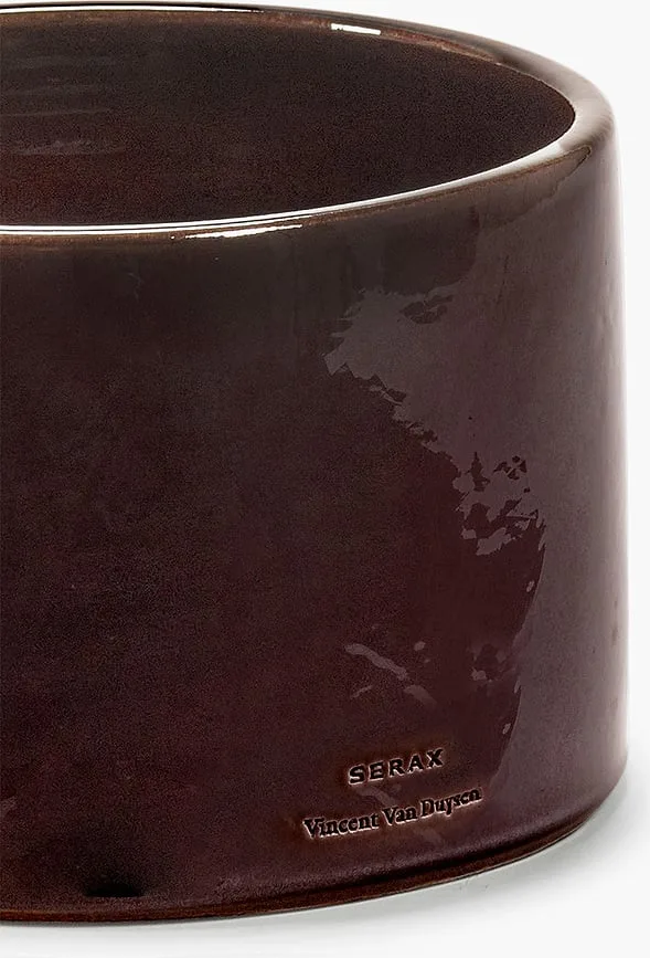 Кашпо serax vaso, керамика, коричневое · арт. fabr B7625013-001