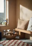 Корзина для хранения Ferm Living Ark, круглая, ротанг, 41 см, бежевая — фото 1