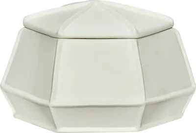 Шкатулка для украшений H bsch, круглая, керамика, 16 см, белая