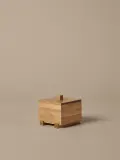 Банка для хранения Ferm Living na drobiazgi Moku naturalny dab, дерево — фото 1