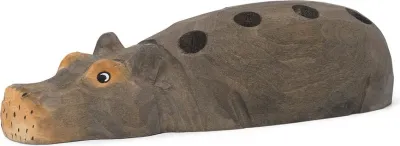 Органайзер настольный Ferm Living Hippo, дерево, 7 7 см, серый
