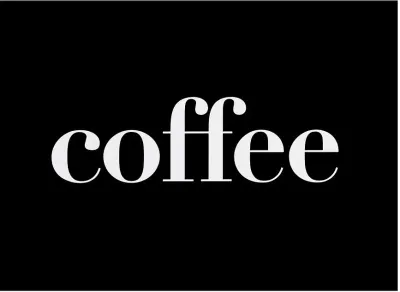 Панно Follygraph typograficzny Coffee, бумага, 40 30 см