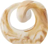 Статуэтка Bloomingville Swirl, смола, 16,5 см, коричневая — фото 1
