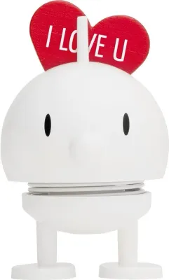 Статуэтка Hoptimist Love Bumble, пластик, 7,2 см, белая