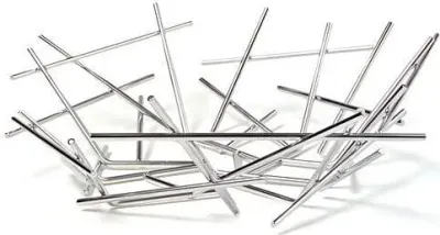 Салатник Alessi Blow up, нержавеющая сталь, 33 см