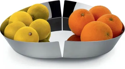 Салатник Alessi Broken Bowl, нержавеющая сталь, 32 см
