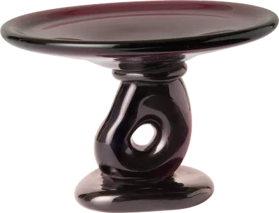 Блюдо сервировочное ferm living damo, круглое, стекло, красное · арт. fabr 1104272437