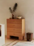 Салатник Ferm Living Erena, каменная керамика, 32 см, бежевый — фото 6