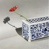 Ваза &K Amsterdam Flowerbrick Фарфор, 12 см, синий — фото 1