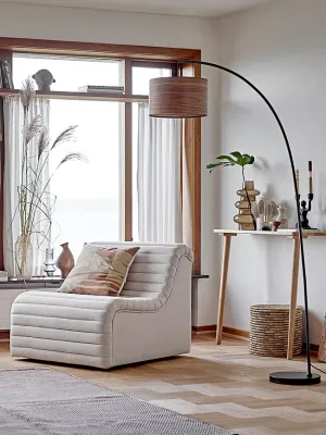 Ваза Bloomingville Rauke Стекло, 34 см, коричневый