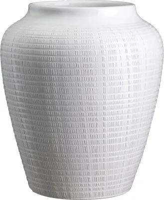 Ваза bergs potter willow каменная керамика, белый · арт. fabr WCW25V