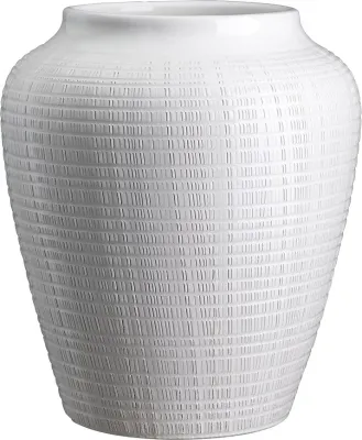 Ваза bergs potter willow каменная керамика, белый · арт. fabr WCW45V