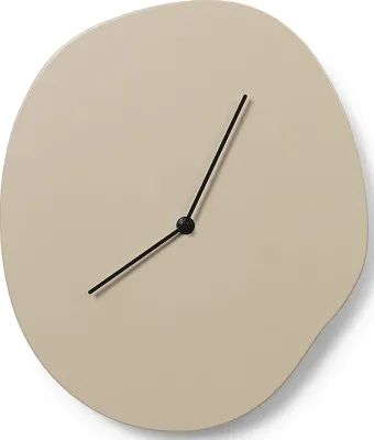 Настенные часы Ferm Living Melt, МДФ, 28 33 см, бежевые