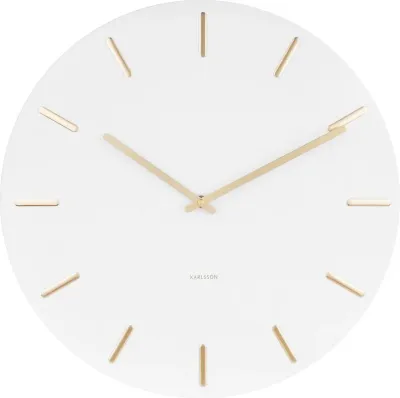 Настенные часы karlsson charm, металл · арт. fabr KA5821WH