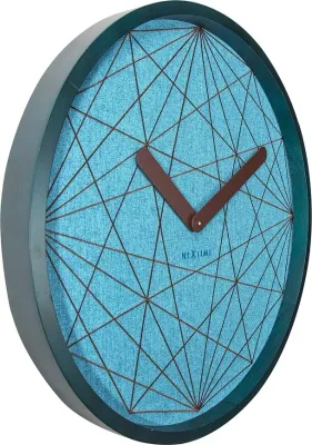 Настенные часы NeXtime Calmest geometryczny, дерево, 50 см