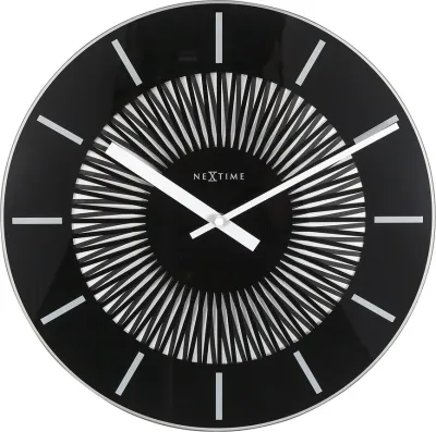Настенные часы NeXtime Funky Motion, стекло, 35 см