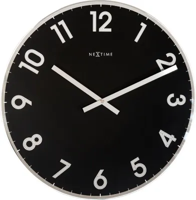 Настенные часы NeXtime Reflect, стекло, 43 см