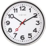 Настенные часы nextime station, алюминий, белые · арт. fabr 3999ar — фото 7