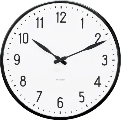 Настенные часы Rosendahl Station Arne Jacobsen, алюминий, 29 см