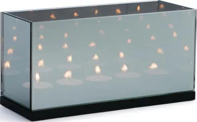 Подсвечник K Amsterdam Reflection, дерево, 13,5 см, чёрный