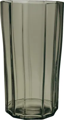 Подсвечник Orrefors Reed, стекло, 25 см, зелёный
