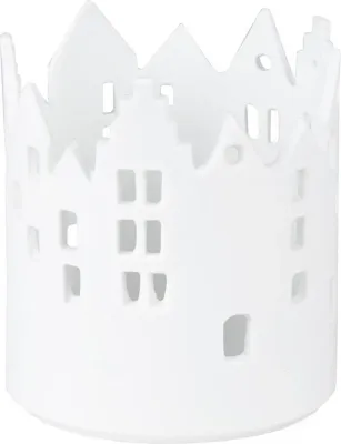 Подсвечник Raeder City Light, фарфор, 9 8 см, белый