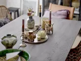 Набор подсвечников Bloomingville Kesha, 2 предмета, металл, 20 6 см, чёрный — фото 1